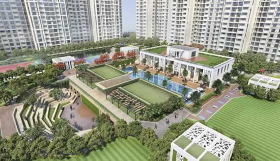 Swimming pool at Embassy Park Panvel